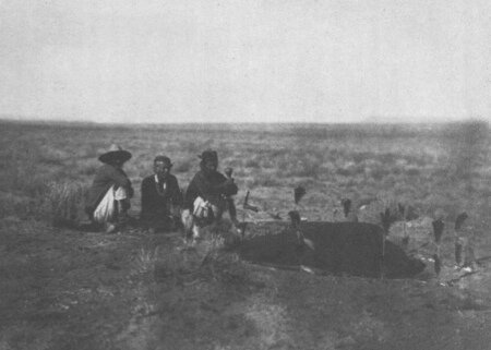 Una piccola capanna sudatoria